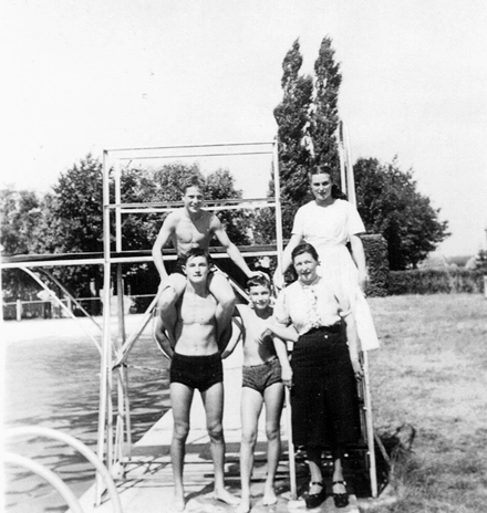 het gezin in 1949